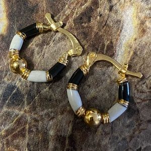 New old Stock Hoop Earrings from 1980's